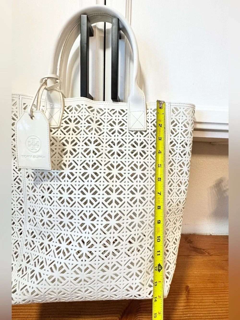 Tory Burch white tote
